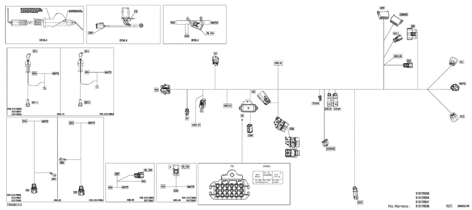 08- Electric - Main Harness - 515178664