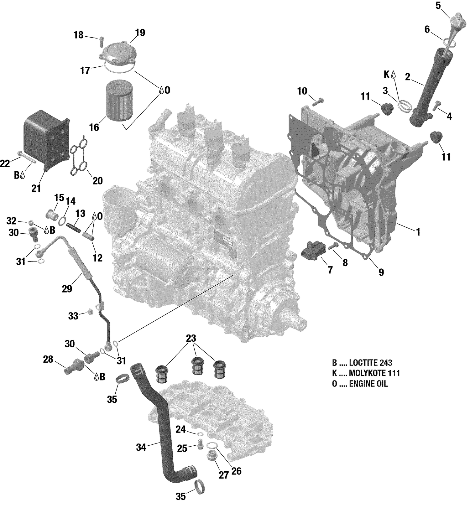 01- Engine Lubrication 900 HO