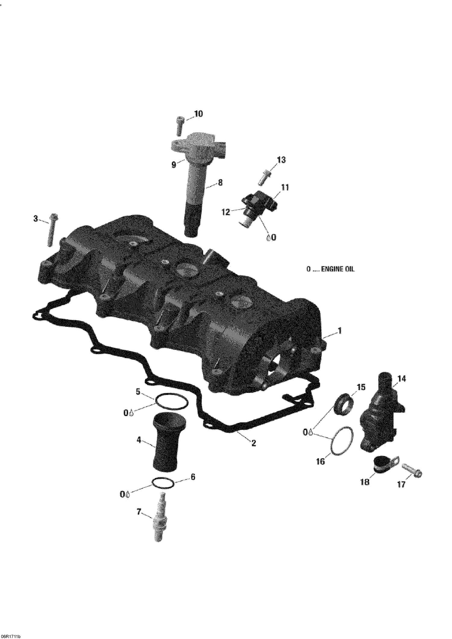 01- Valve Cover - 1200 4-TEC