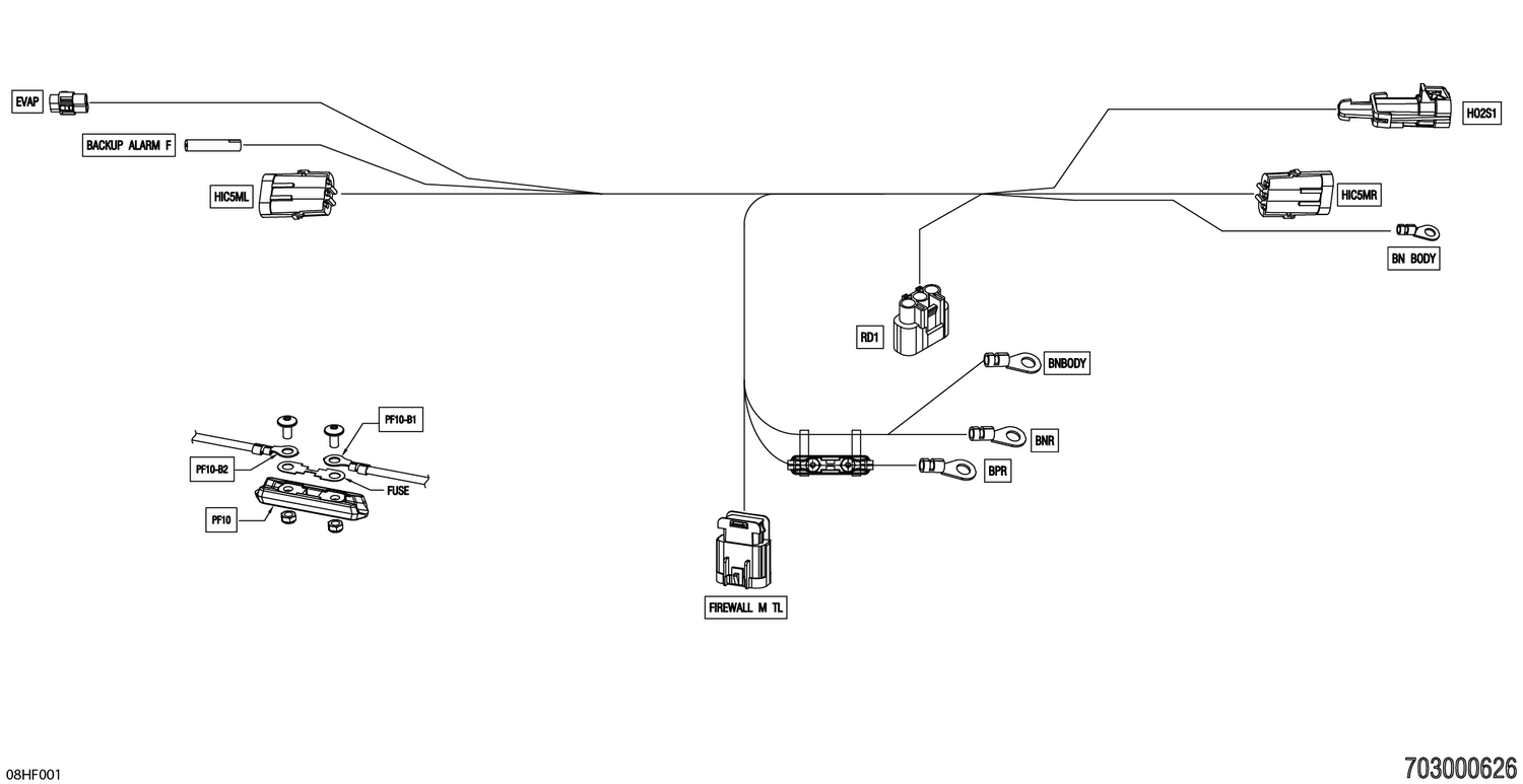 08- Electric - Junction Wiring Harness - 710010771