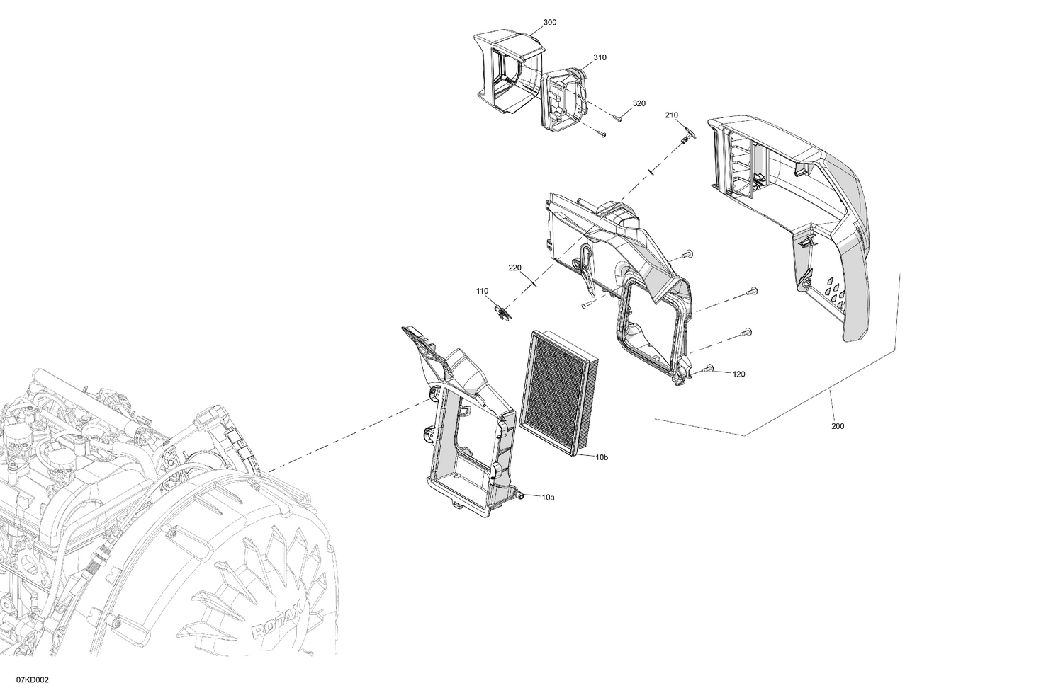 02- Engine - RH Air Intake