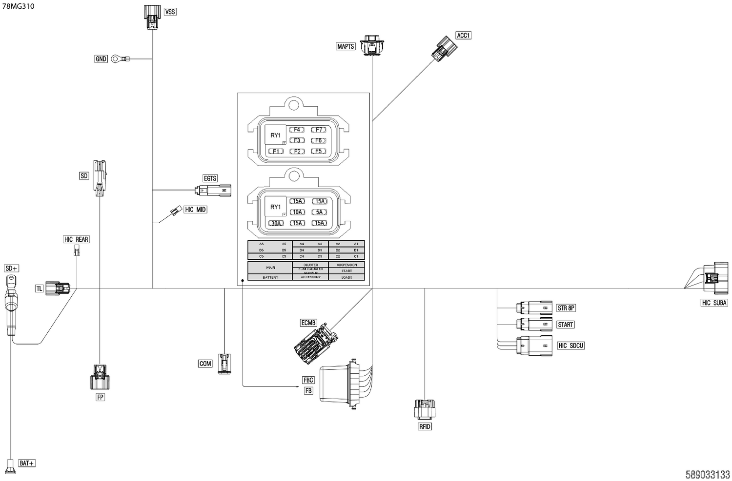 08- Electric - Main Harness - 515180070