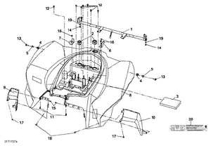 09- Rear Fender  North America Schematic