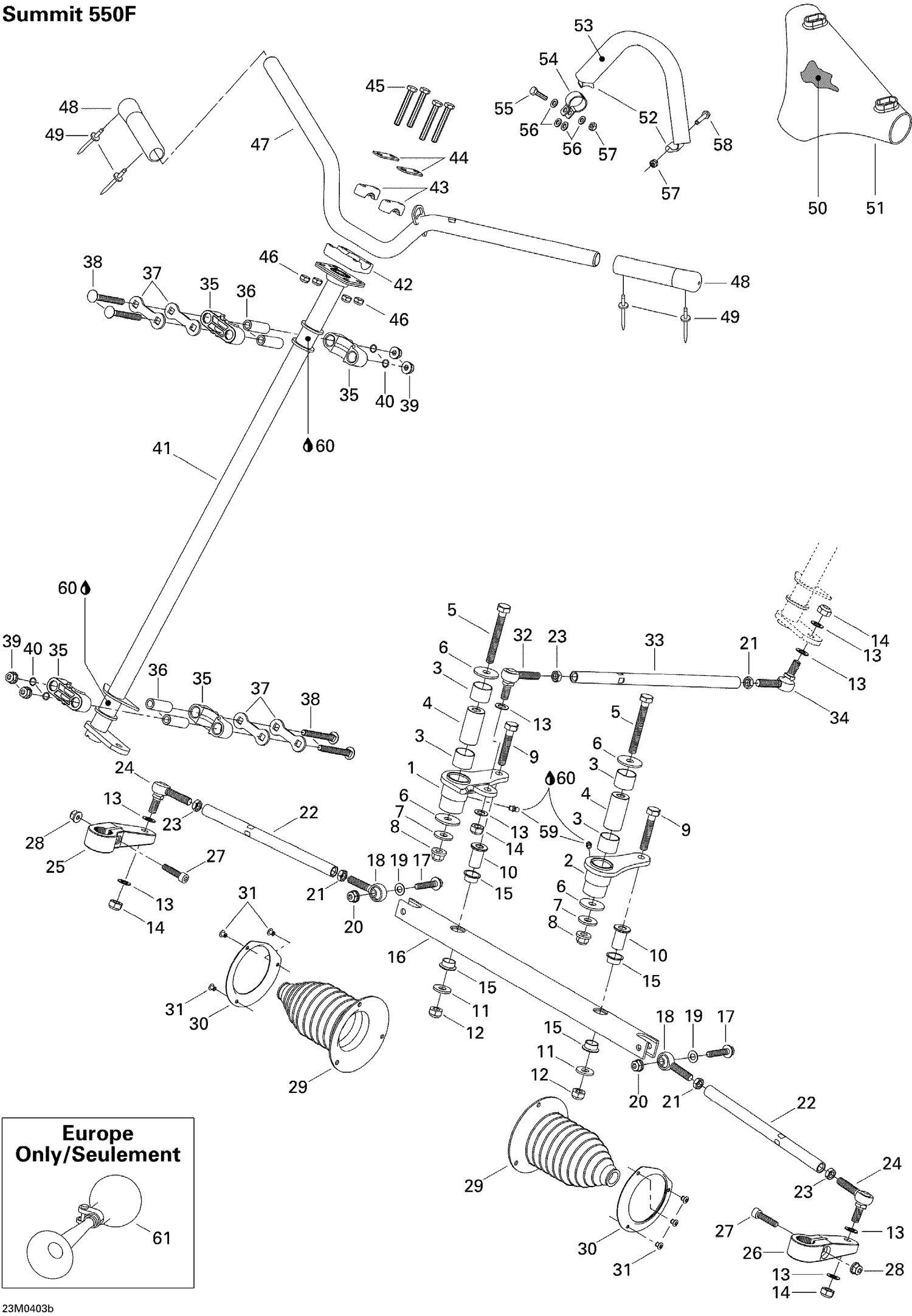 07- Steering System SUMMIT 550F