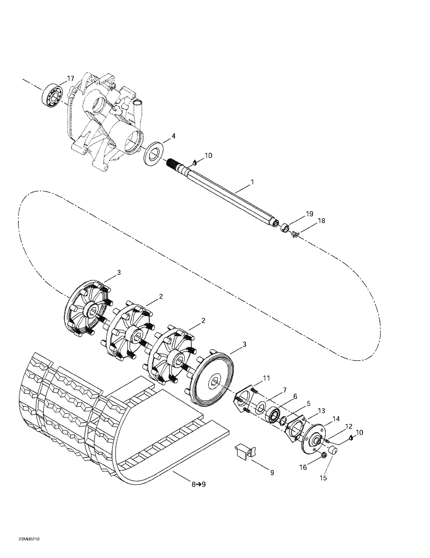05- Drive Axle And Track