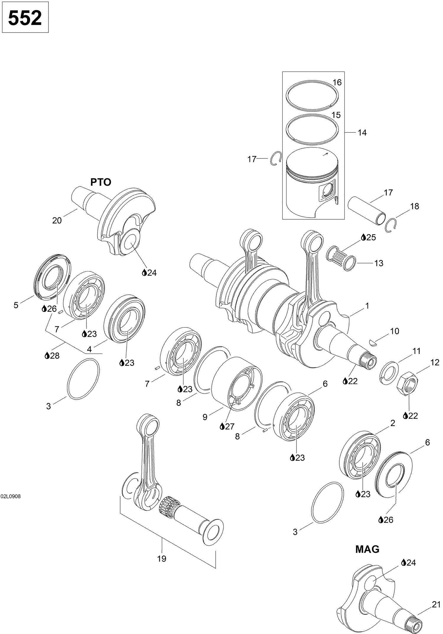 01- Crankshaft And Pistons