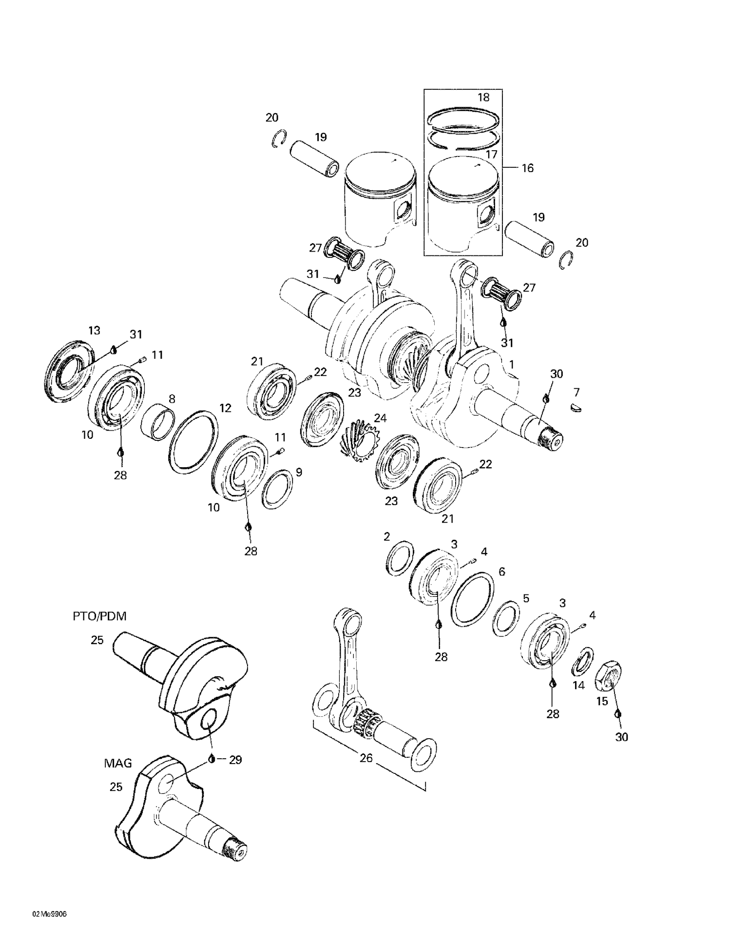 01- Crankshaft And Pistons