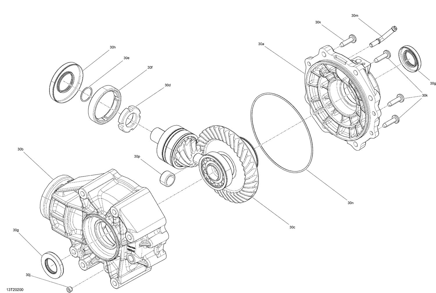 08- Rear Drive - Differential Parts