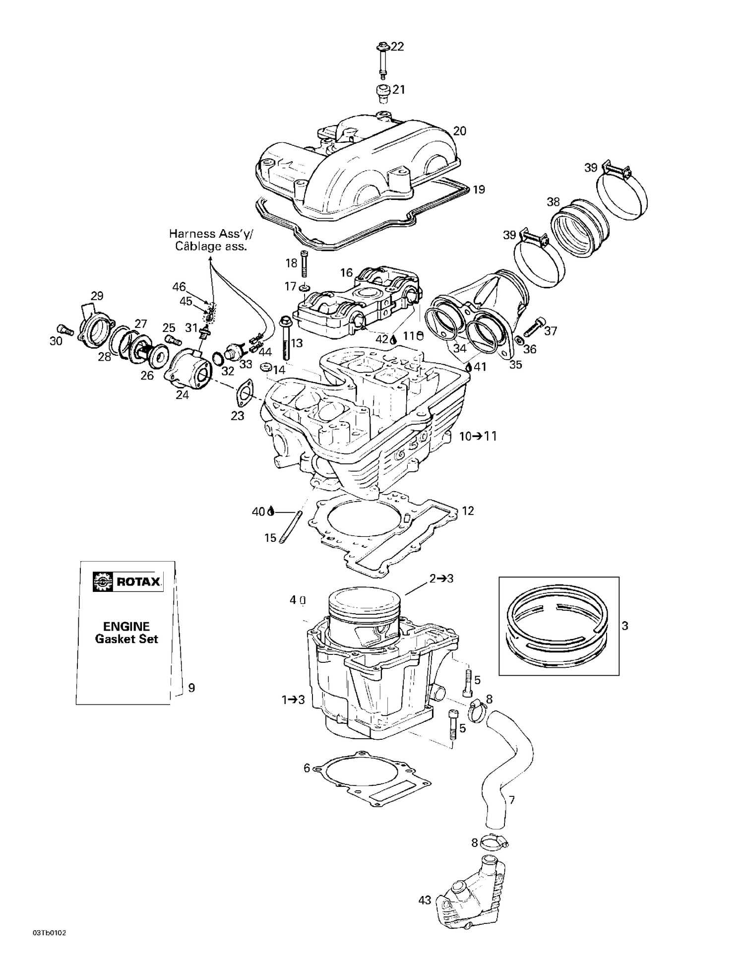 01- Cylinder, Cylinder Head