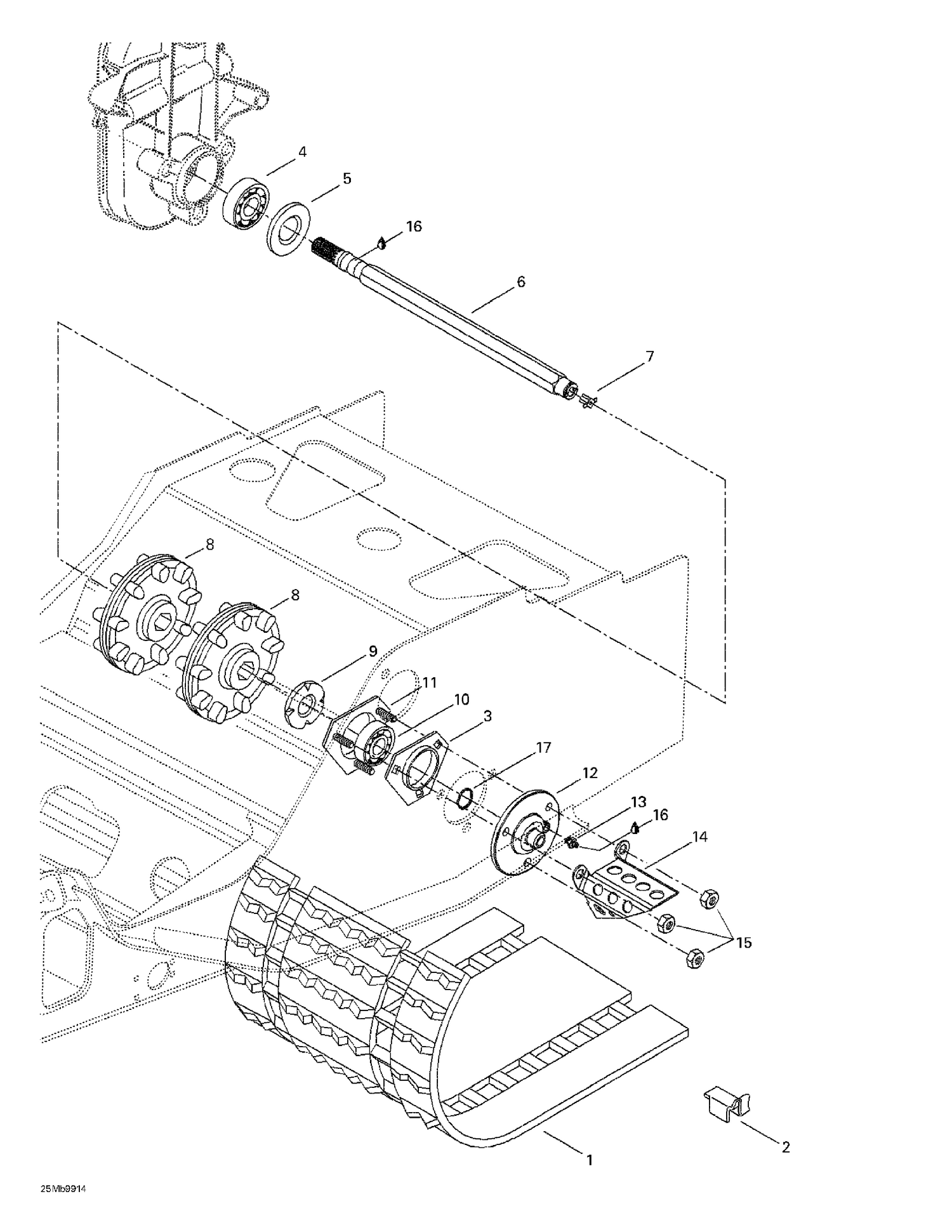 05- Drive Axle And Track