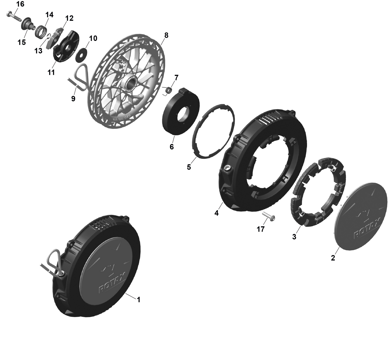 01- ROTAX - Rewind Starter