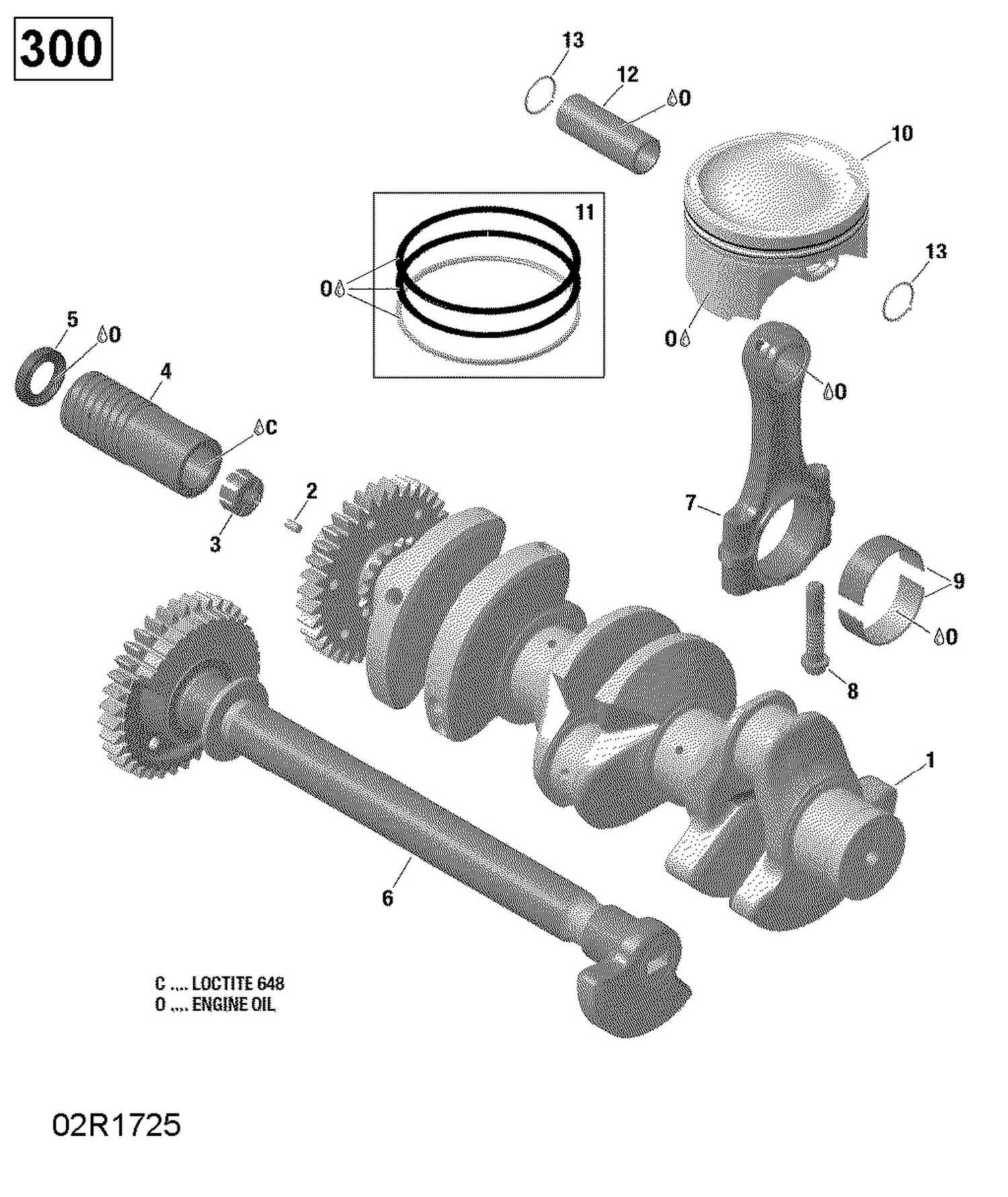 01- Crankshaft, Pistons And Balance Shaft - 300