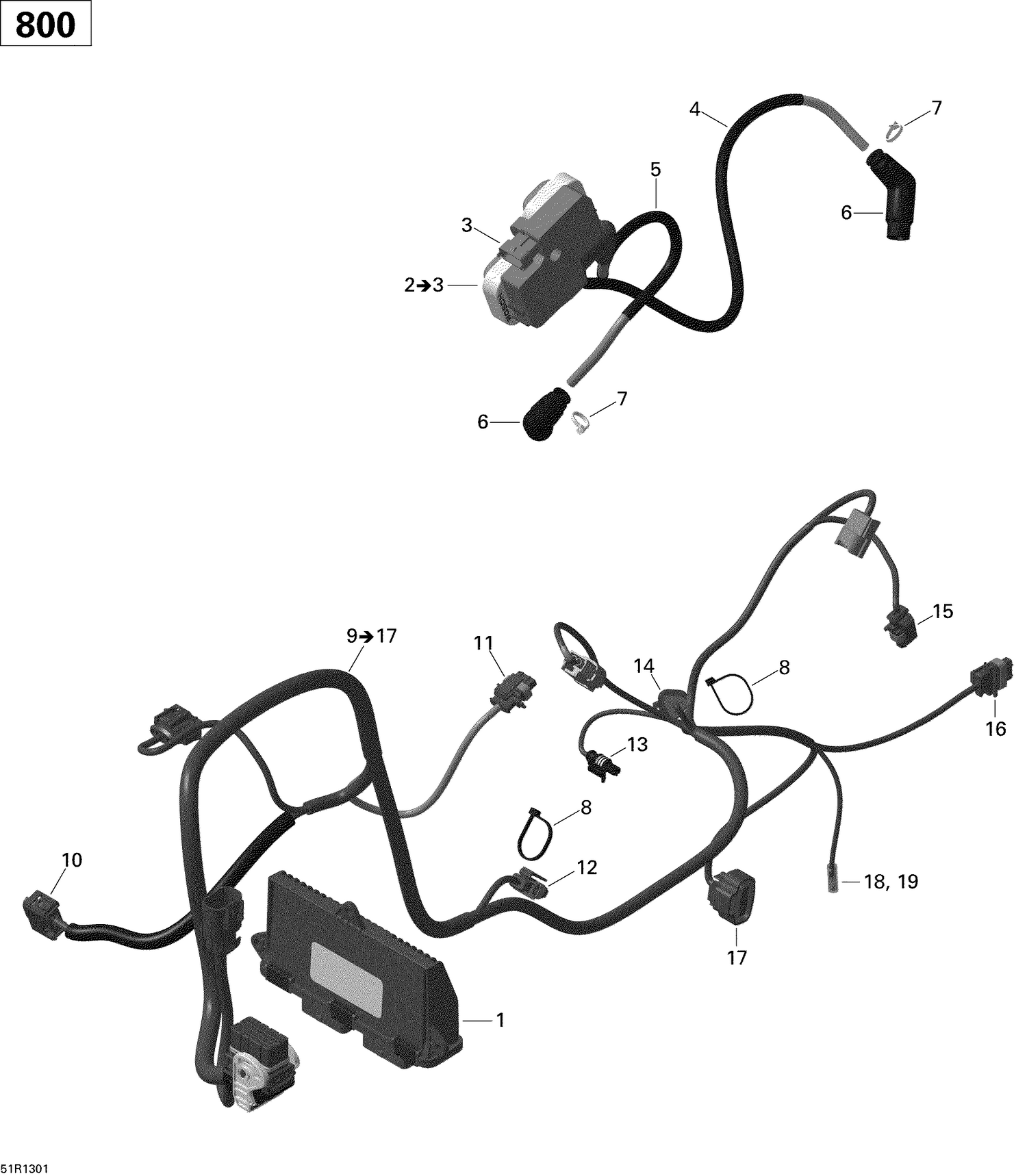 10- Engine Harness And Electronic Module