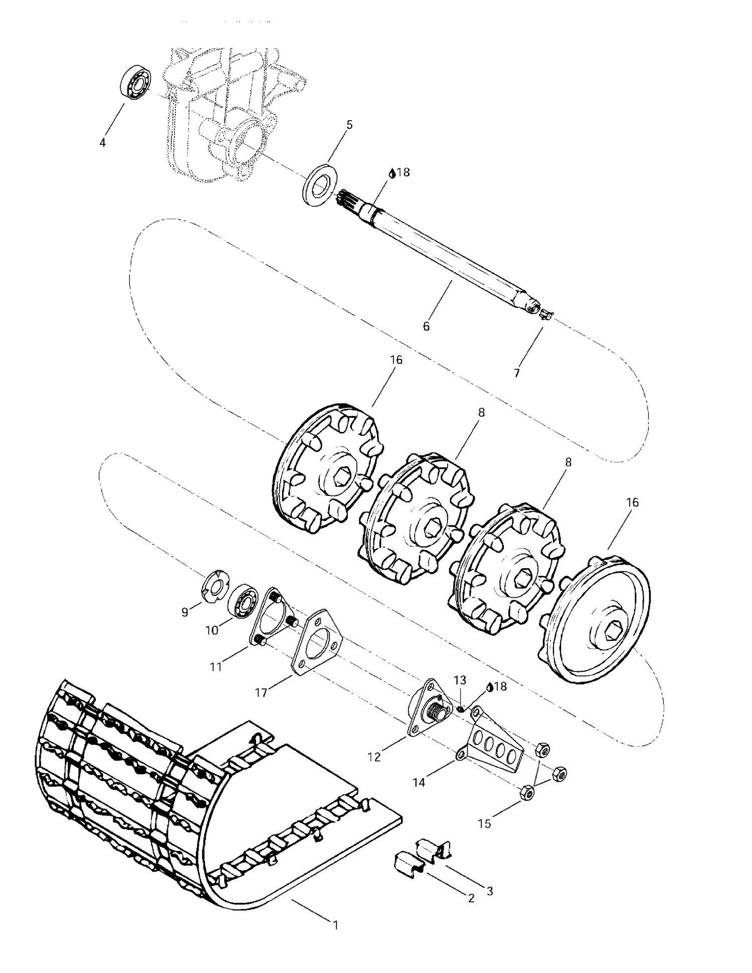 05- Drive Axle And Track