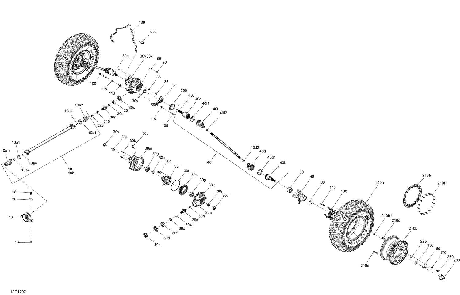 07- Drive System, Front - All Models