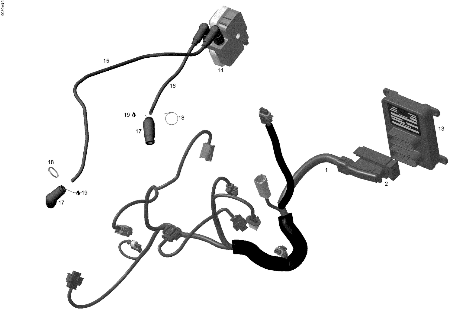 10- Engine Harness And Electronic Module