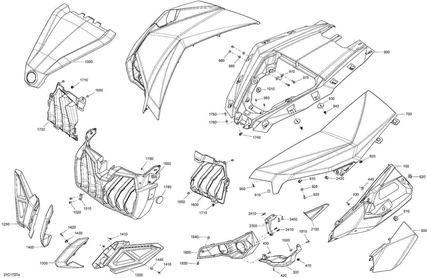 09- Body And Accessories - Front Section All Models
