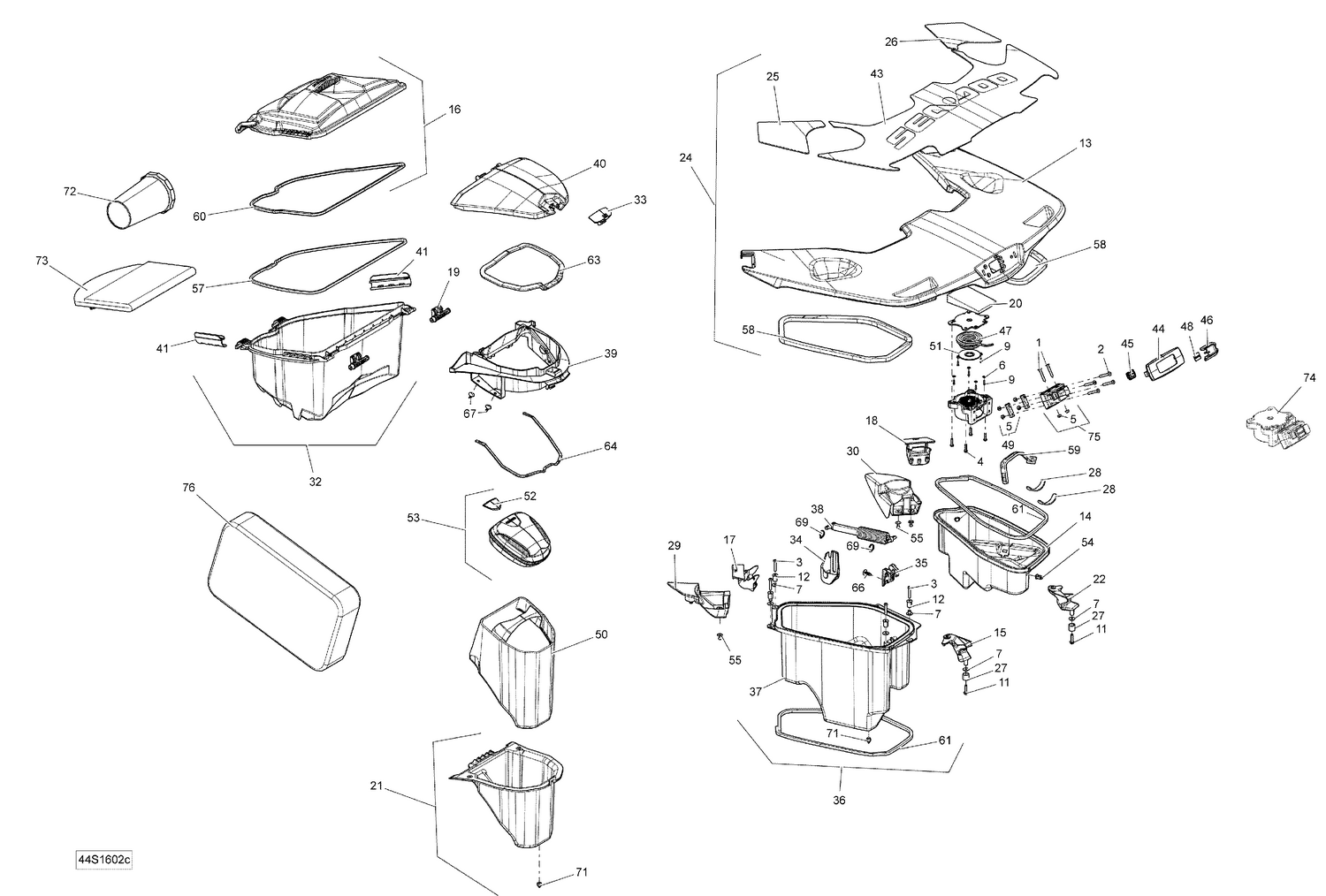 09- Storage Compartments - GTX LTD iS 260