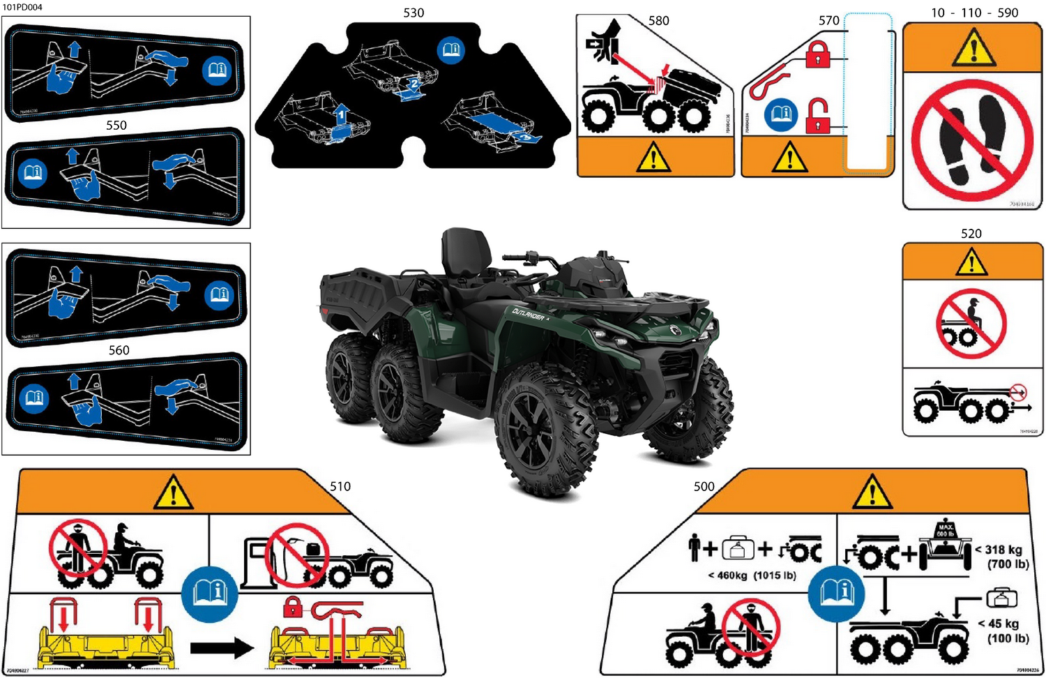 07- Body - Warning Decals Rear Section