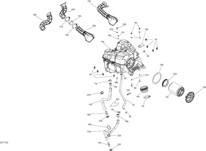 02- Air Intake Silencer - All Models Schematic