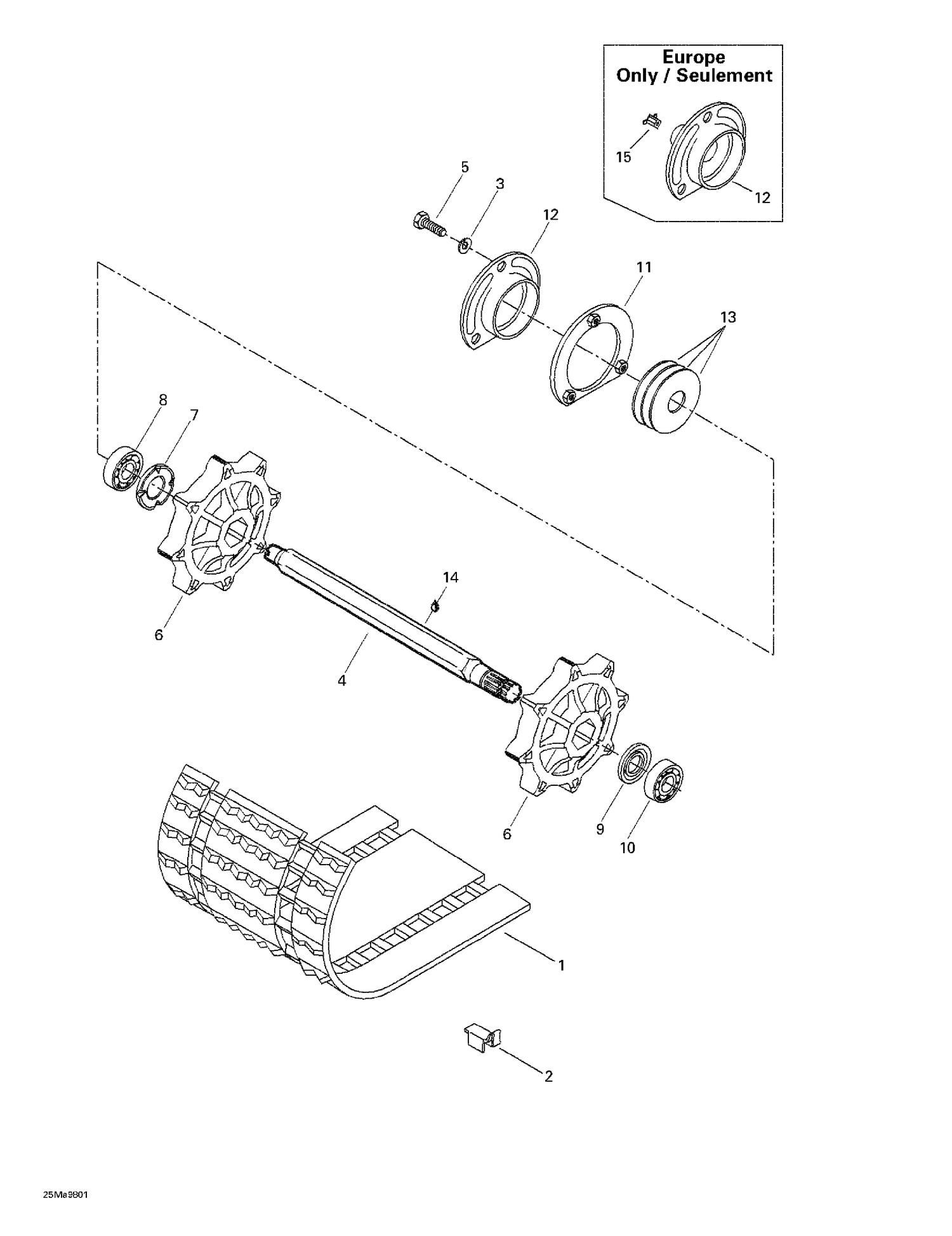 05- Drive Axle And Track
