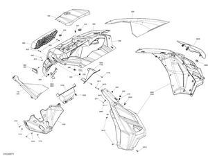 09- Body - Front Section - White Schematic