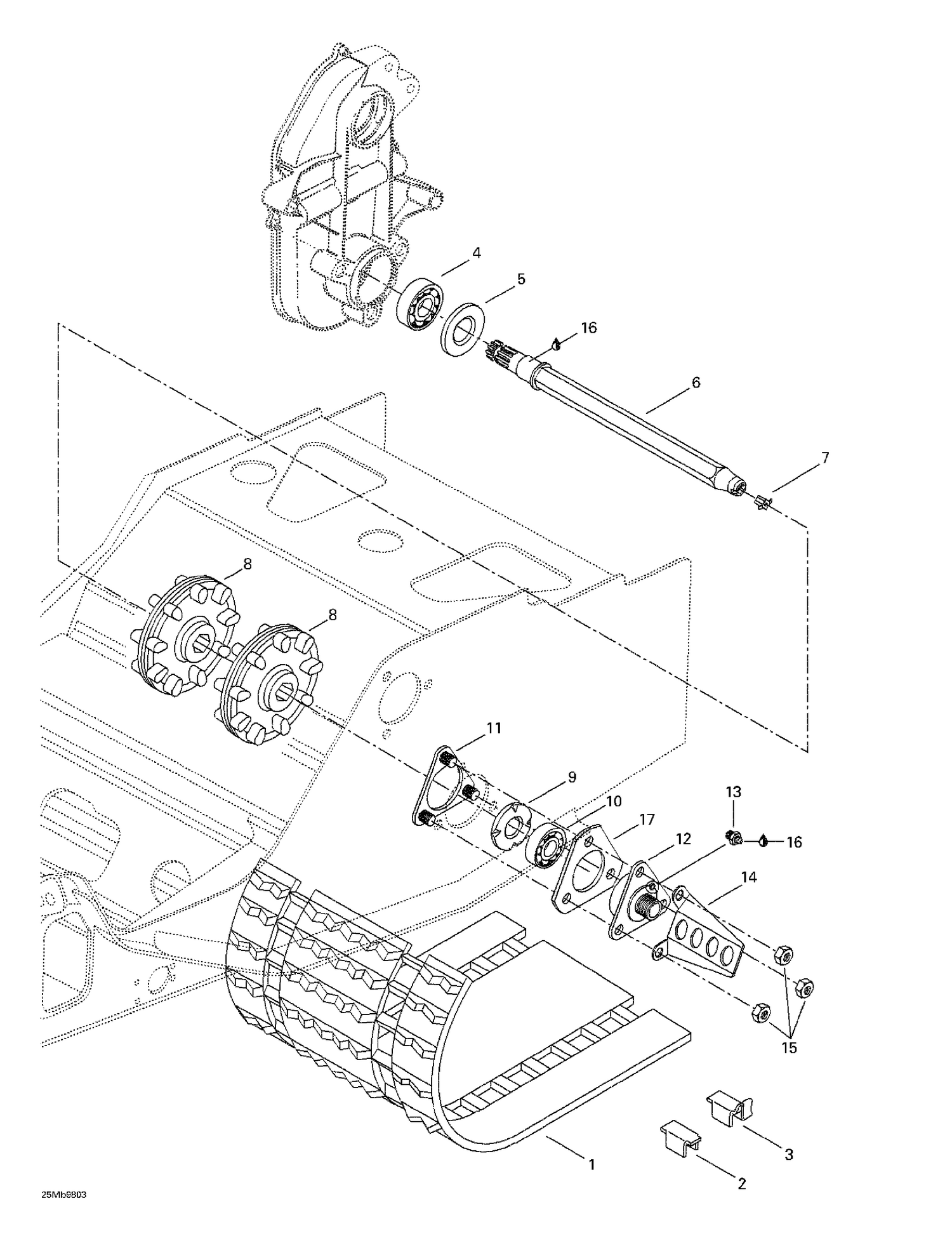 05- Drive Axle And Track