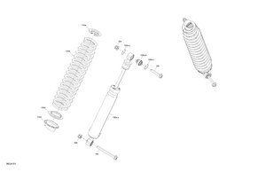 05- Suspension - Rear Shocks - Xt Schematic