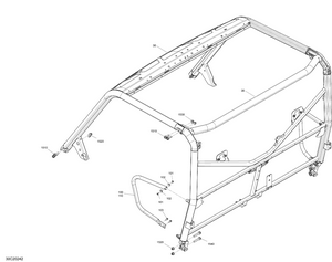 09- Safety Cage - Cab Schematic