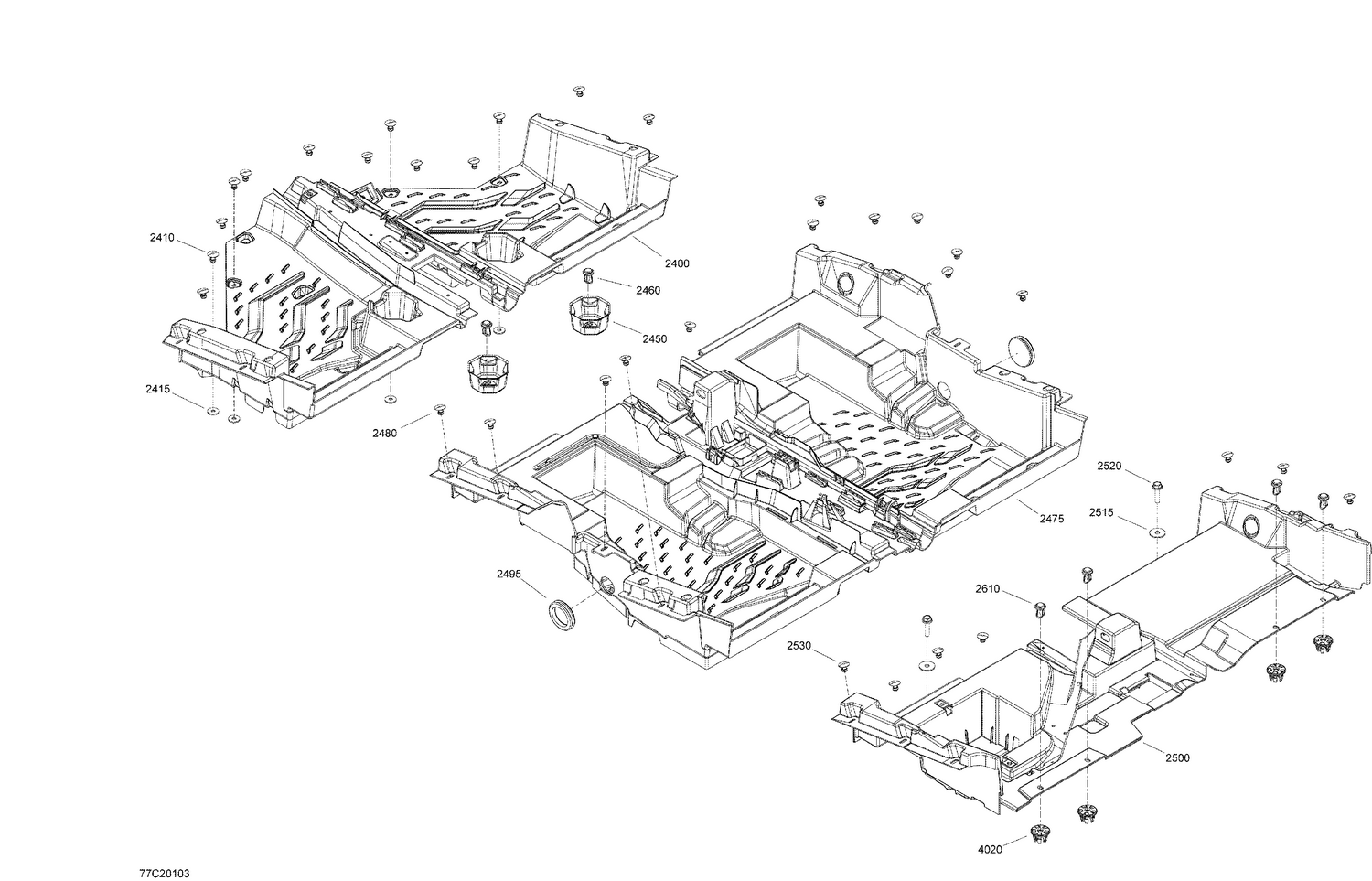 09- Cab Interior - Floor Section