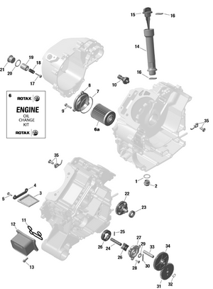 01- Rotax - Engine Lubrication Schematic