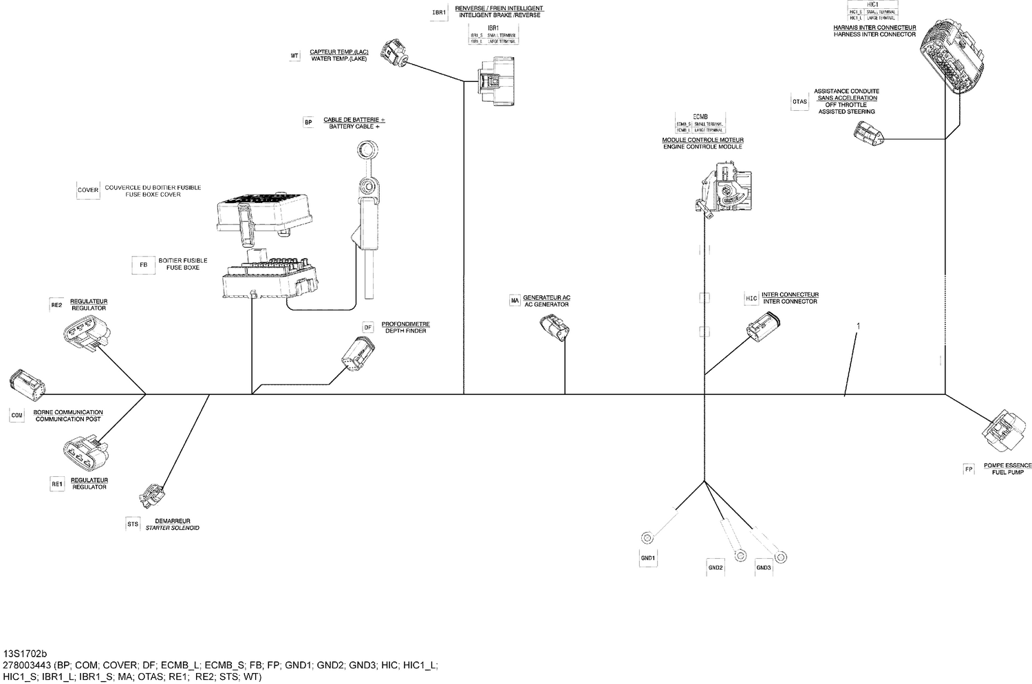 10- Electrical Harness - Main Harness - 278003443 (Refer to Electrical System for Model)