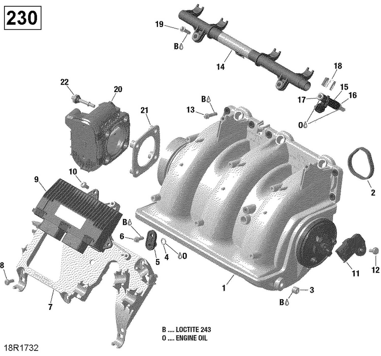 02- Air Intake Manifold And Throttle Body - 230