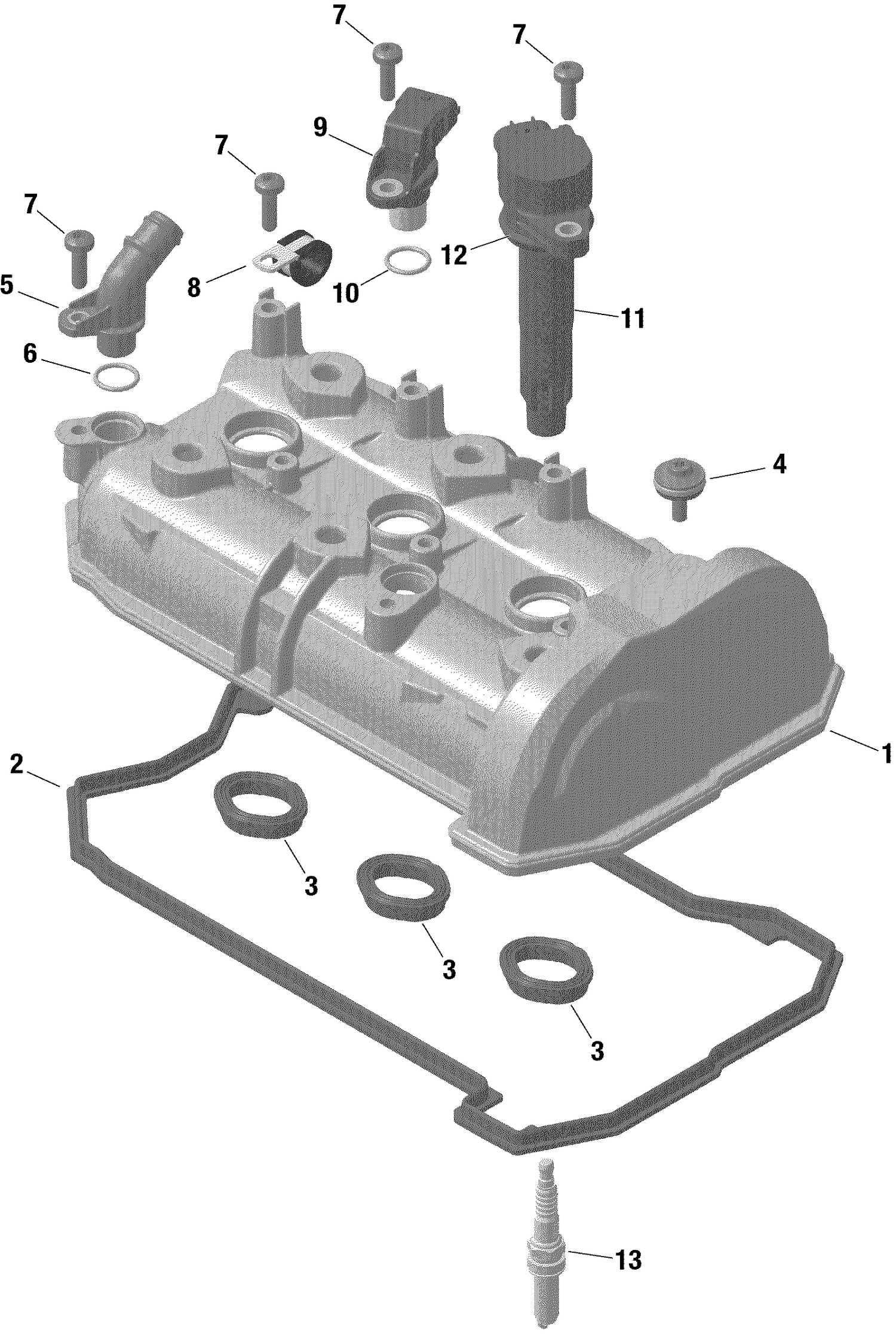 01- ROTAX - Valve Cover