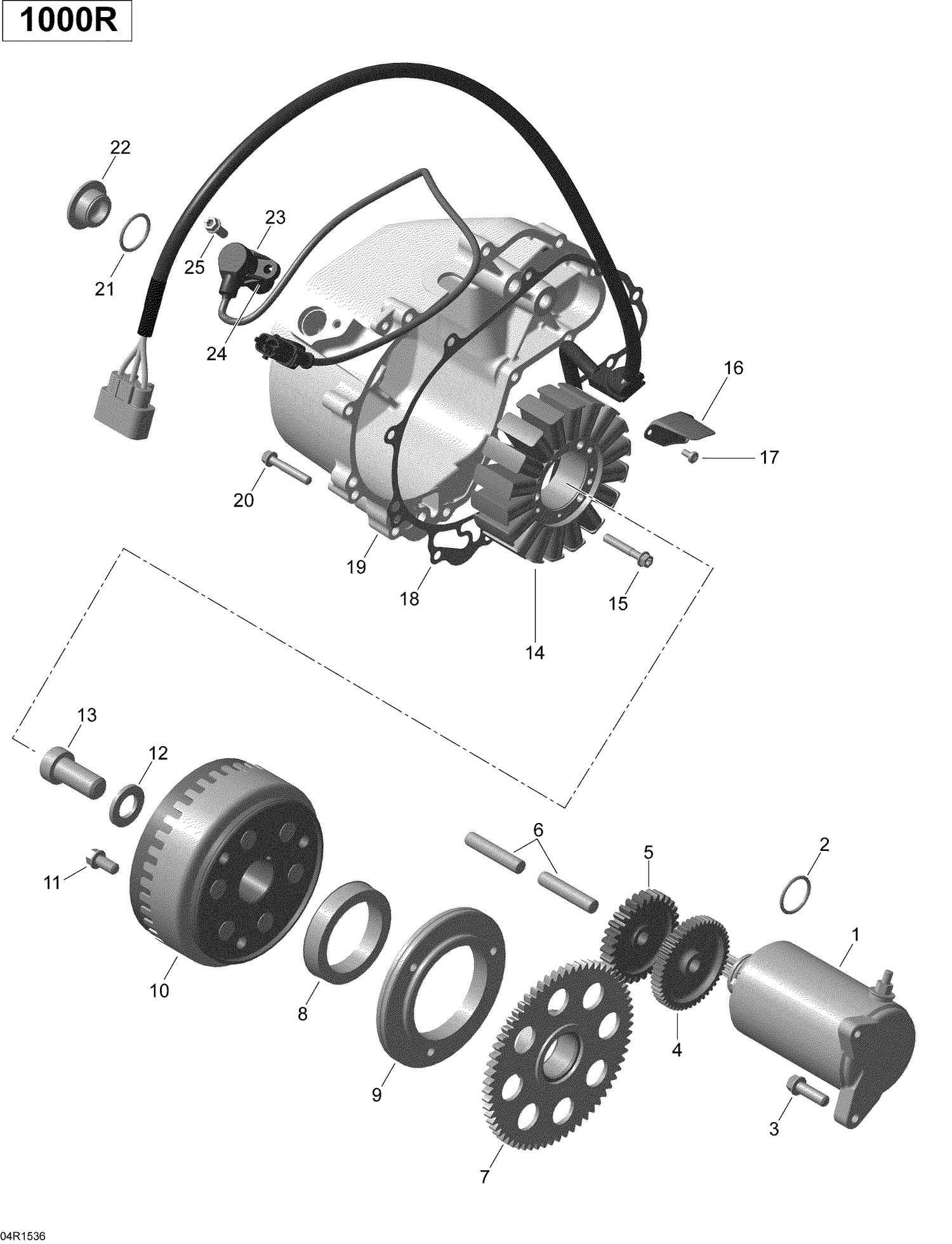 03- Magneto And Electric Starter Turbo _04R1536