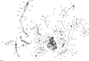 01- Engine And Engine Support - All Models Schematic