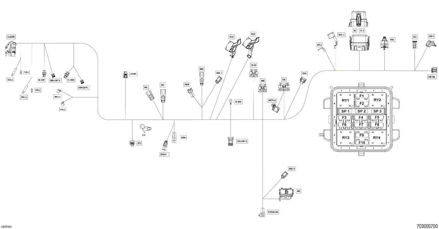 08- Electric - Main Harness - 710011779