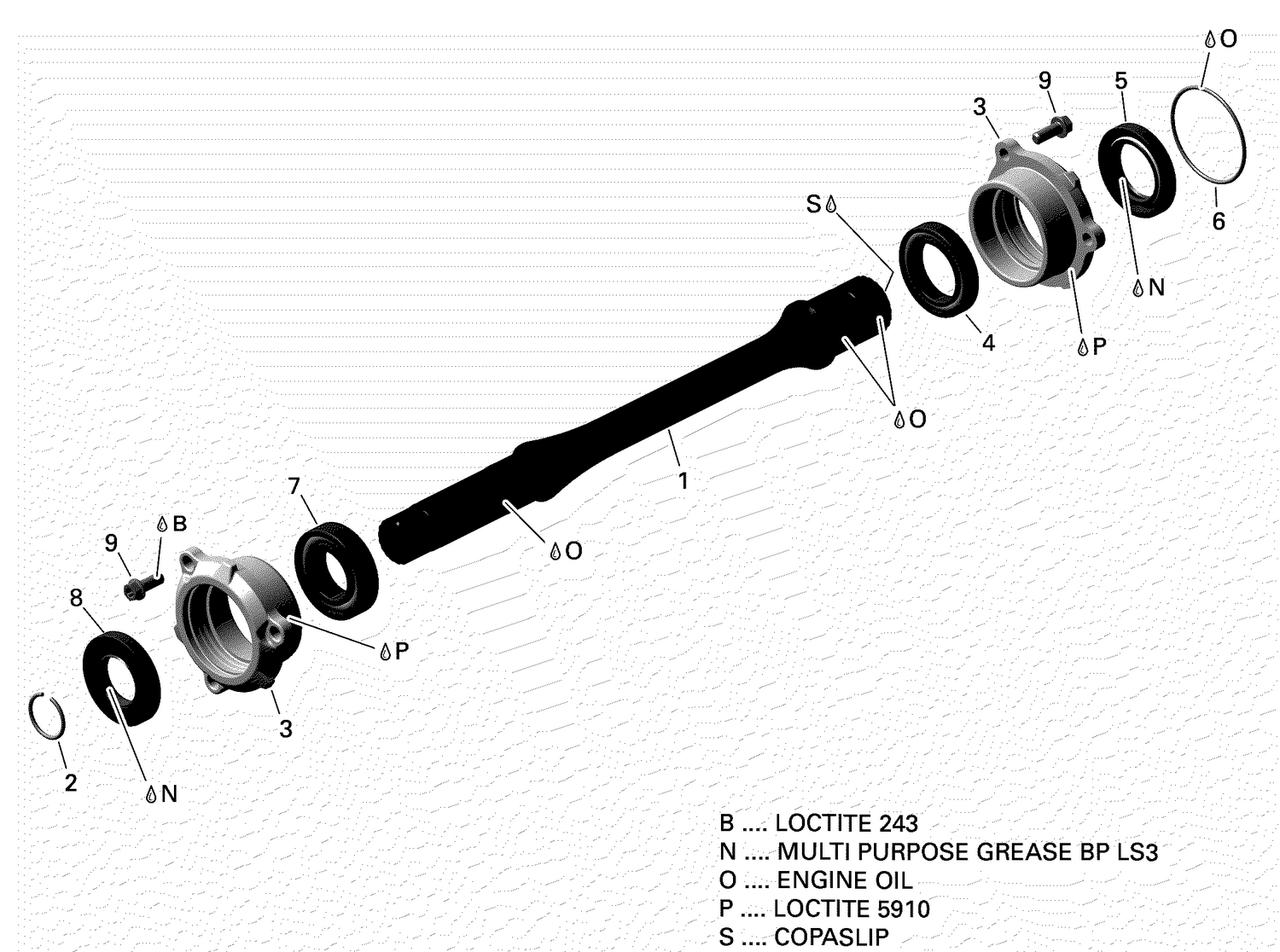 01- ROTAX - Drive Shaft