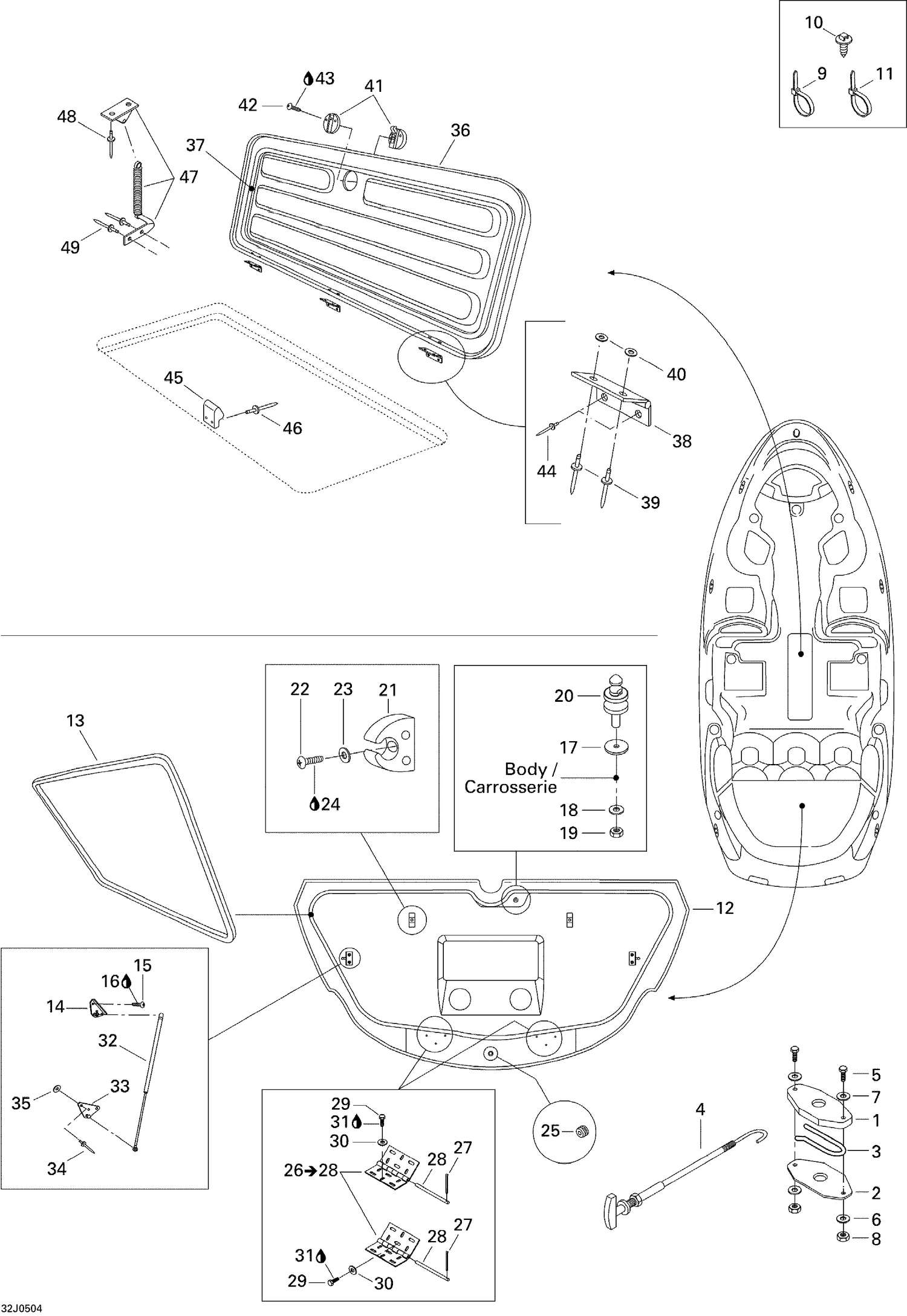 09- Engine Compartment And Central Cover
