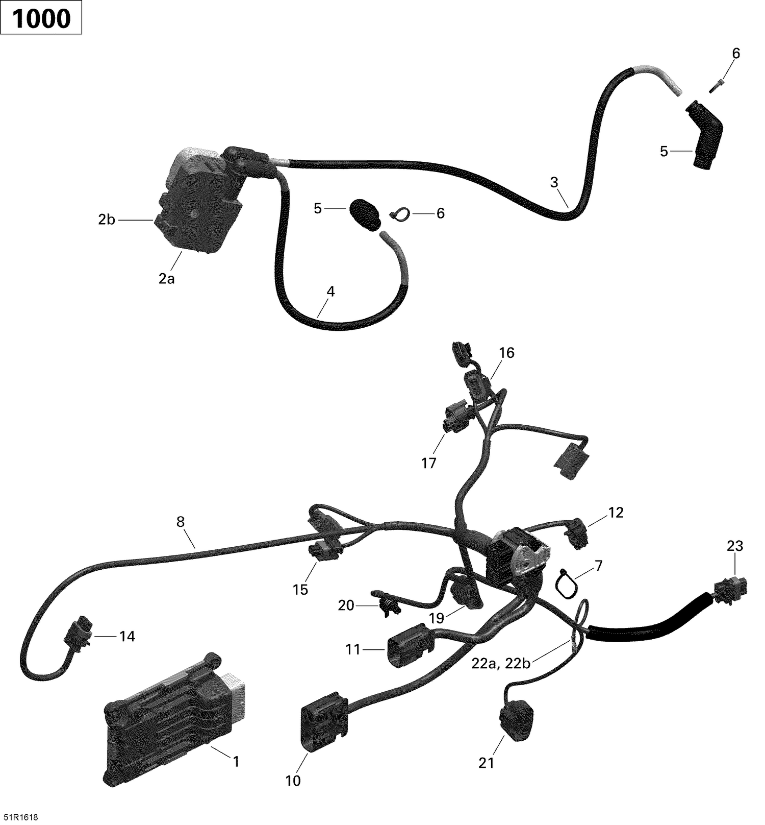 10- Engine Harness and Electronic Module - 6x6