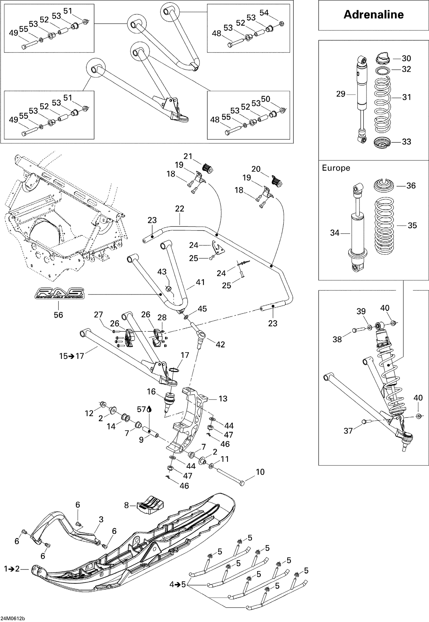 07- Front Suspension And Ski Adrenaline