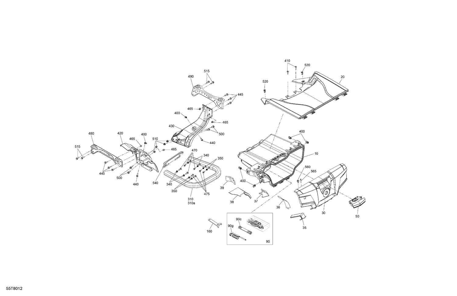 07- Body - Rear Storage Tray