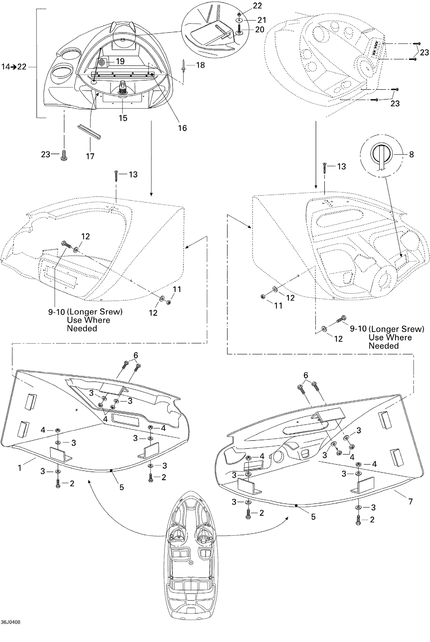 09- Front Console and Glove Box