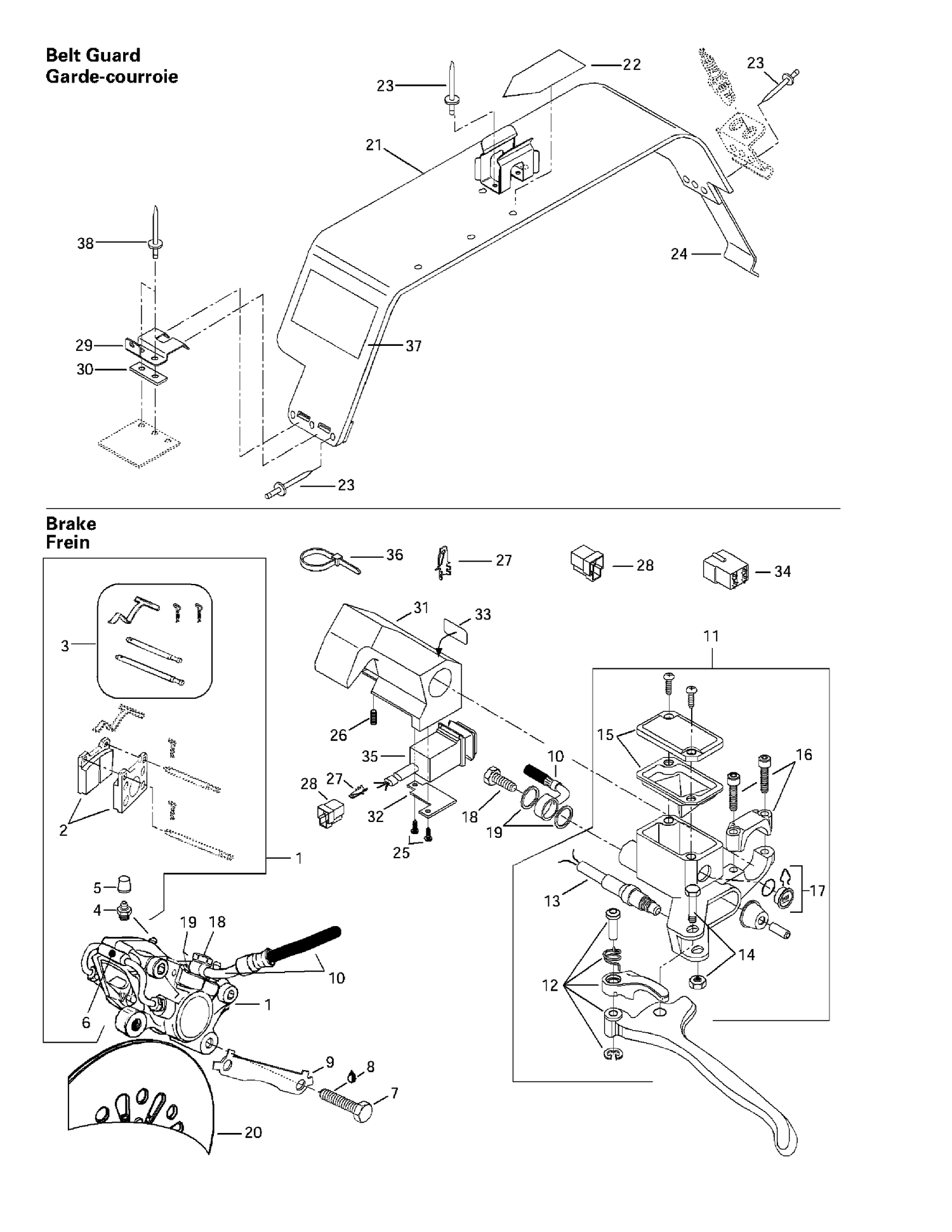 06- Hydraulic Brake And Belt Guard