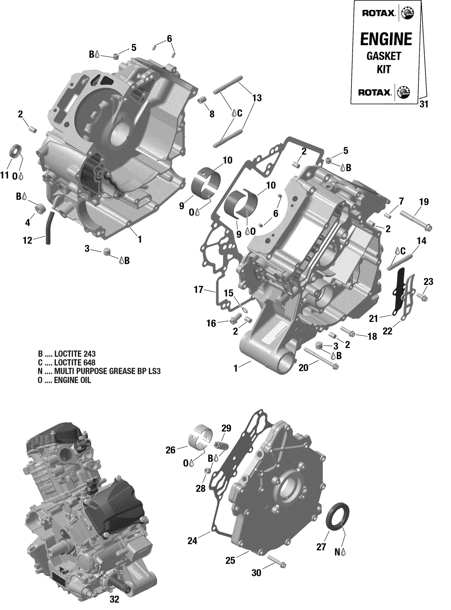01- Crankcase Version 2 Hunting Edition