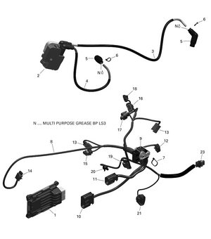 01- Rotax - Engine Harness And Electronic Module  - V4 Schematic