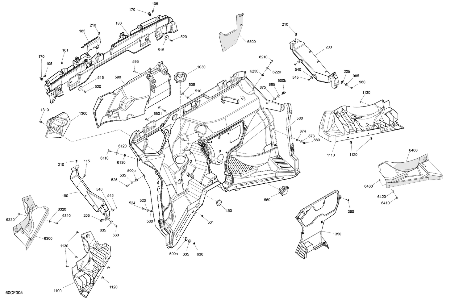 07- Cab Interior - Firewall