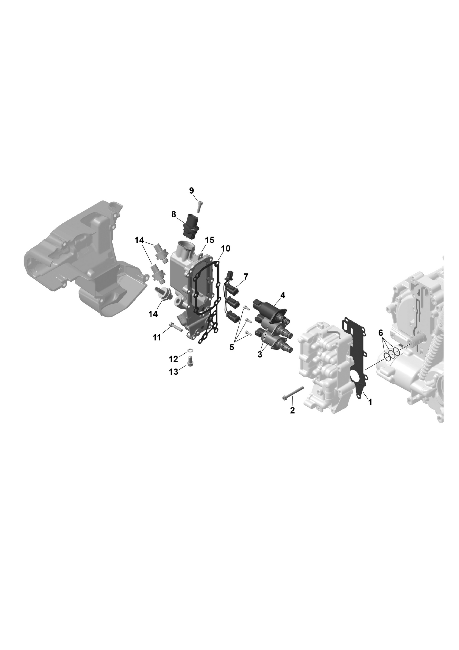 01- ROTAX - GearBox Hydraulic Housing