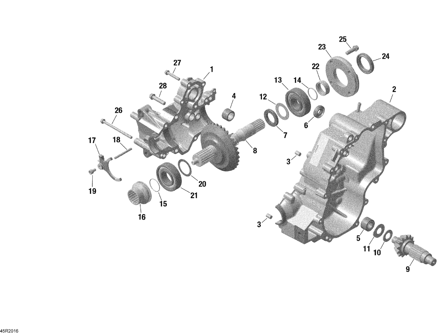 01- Rotax - Gear Box 1 - 420686217 - DPS