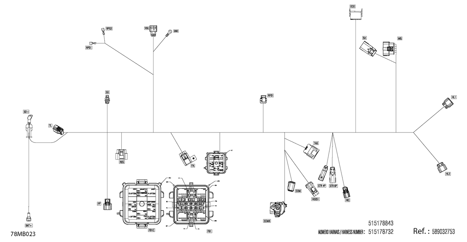 08- Electric - Main Harness - 515178732